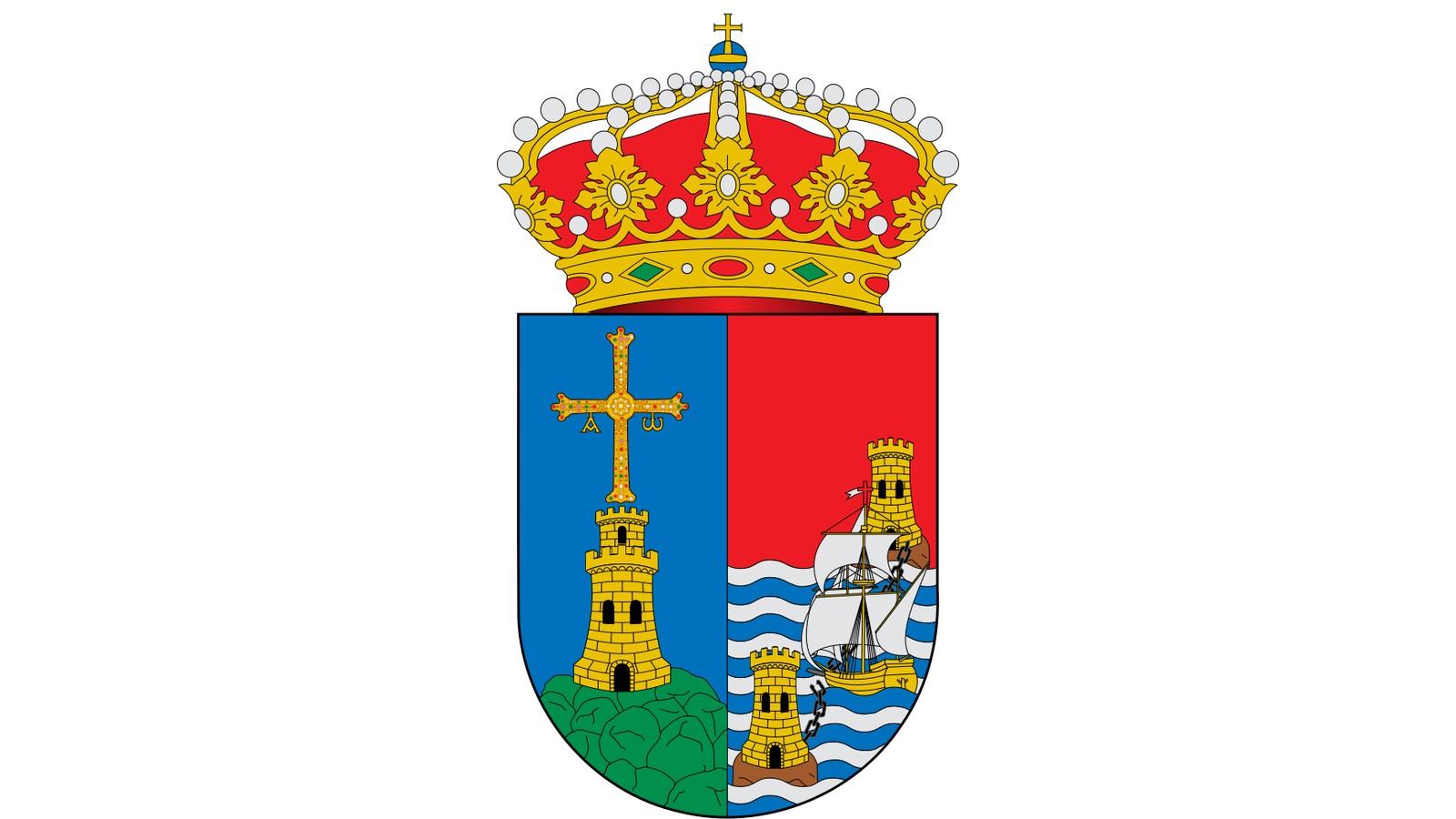 Vista de Castrillón (Asturias)