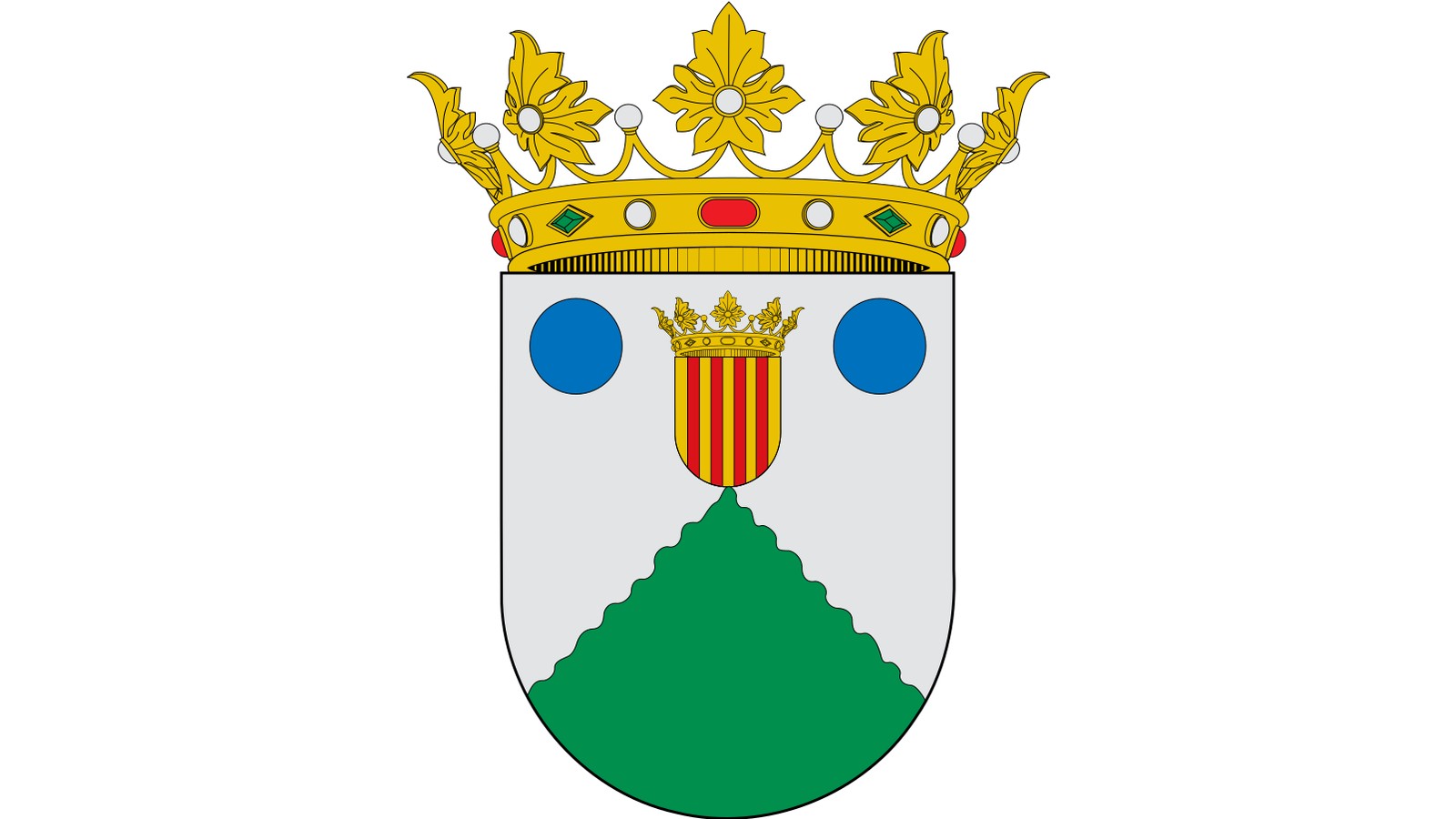 Vista de Monterde (Zaragoza)